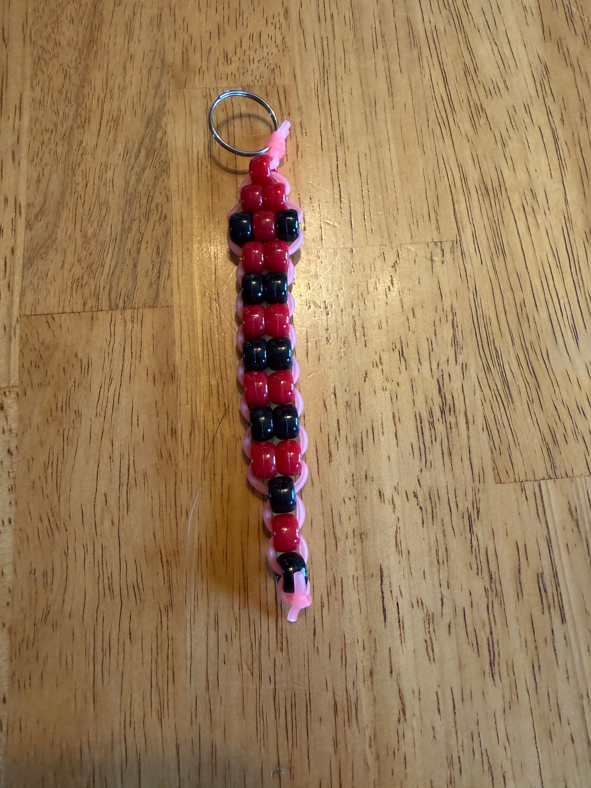 Red & Black snake keychain