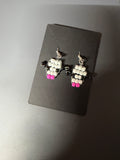 Cow head earrings