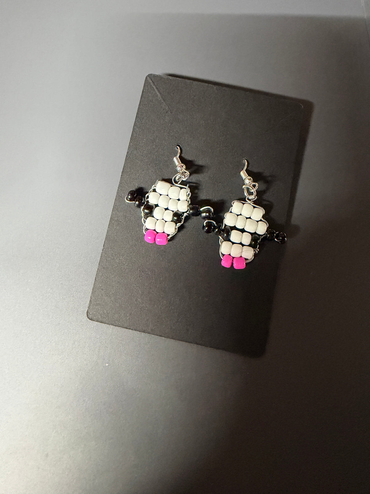 Cow head earrings