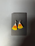 Candy corn earrings