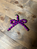 Pink & Purple Bow Keychain