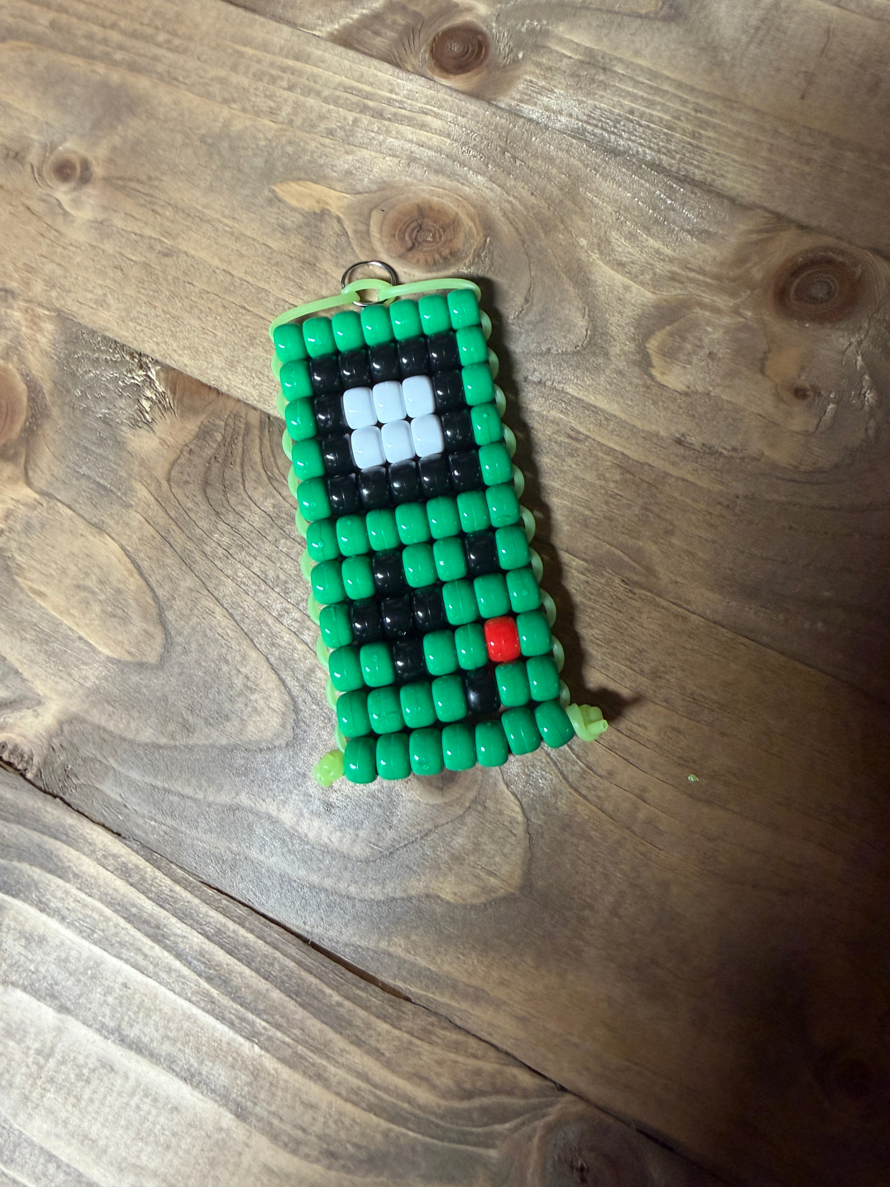 Green Game System Keychain