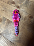 Pink & Purple Parrot Keychain