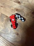 Red Racer w/ flag keychain