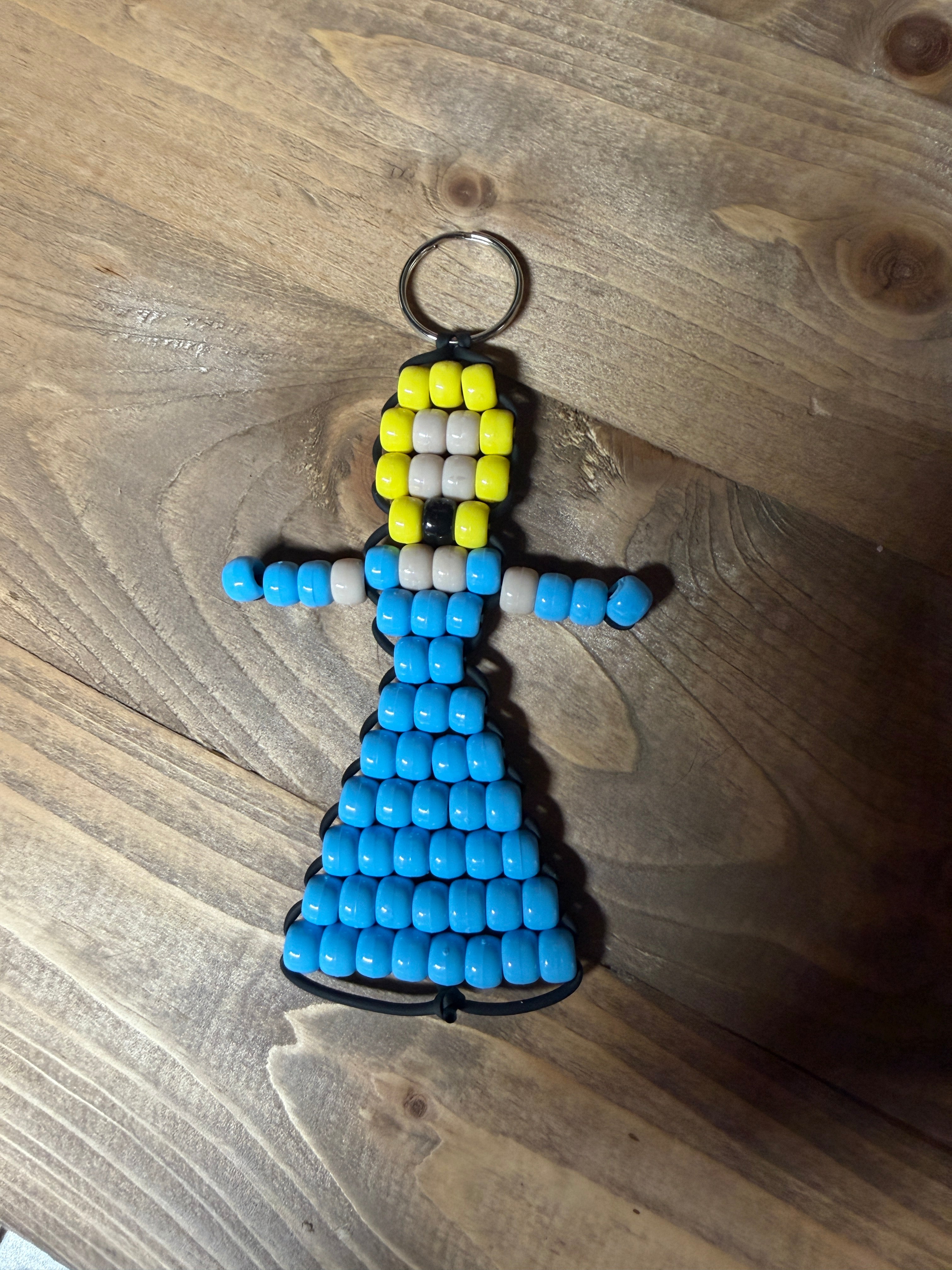 Blue Dress Princess Keychain