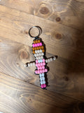 Pink Ballerina Keychain
