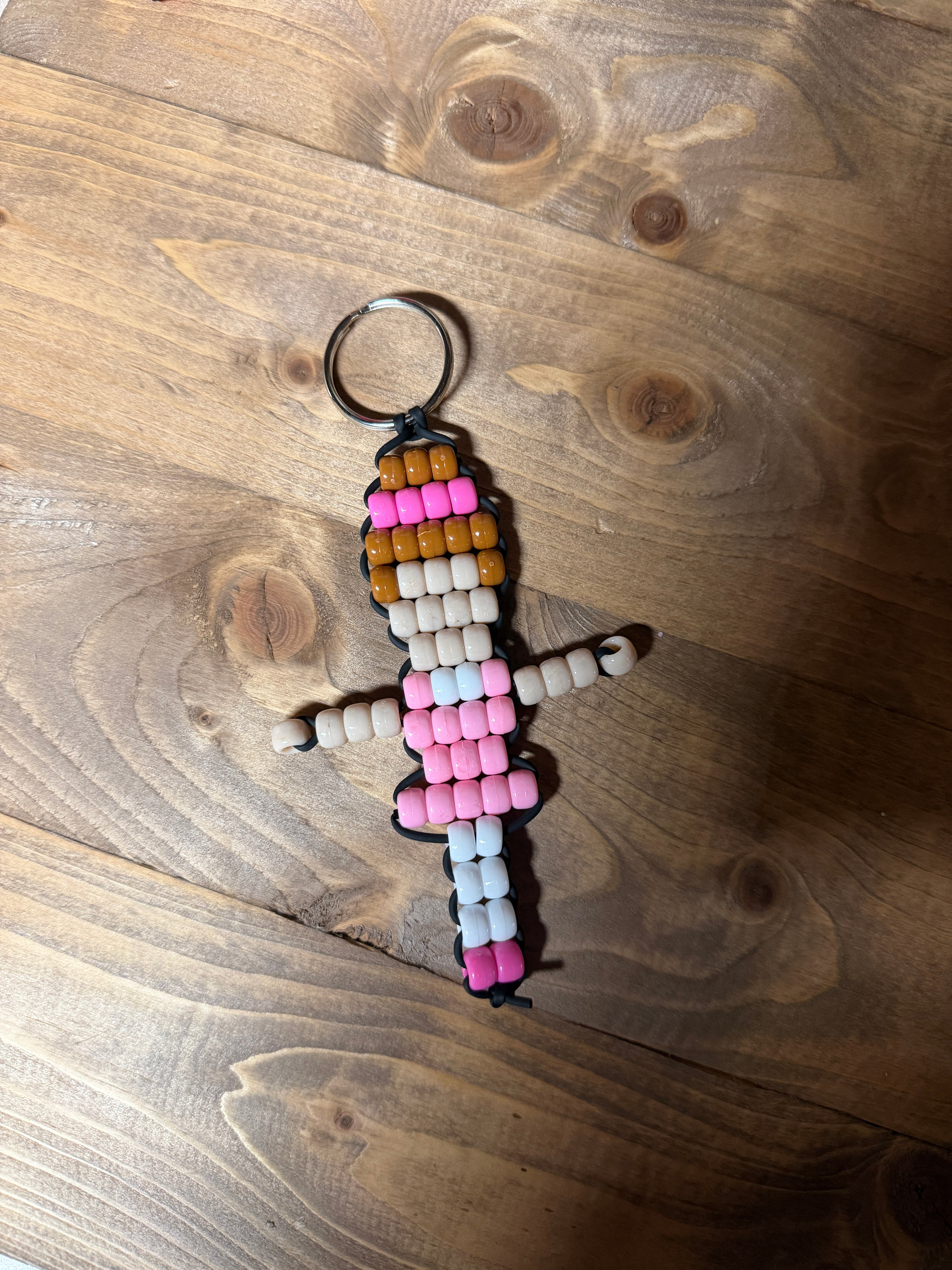 Pink Ballerina Keychain